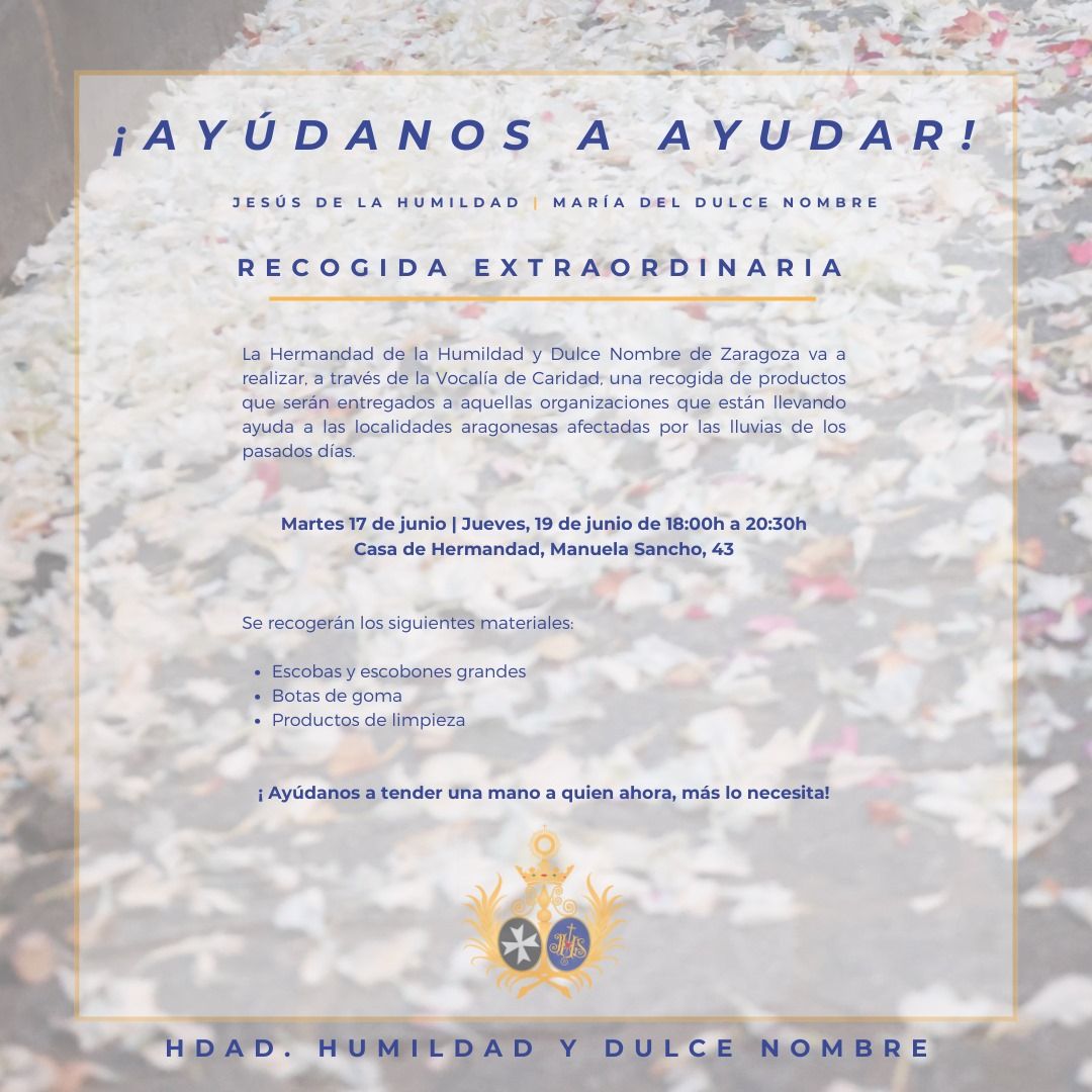 Acción solidaria de la Humildad Acción solidaria de la Humildad