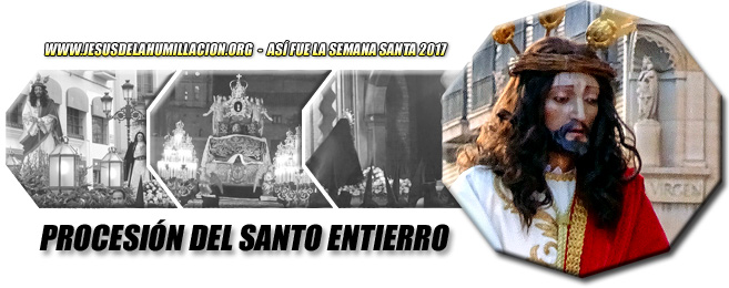 Participación en la procesión del Santo Entierro 2017