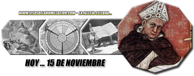 Hoy 15 de noviembre celebramos ...