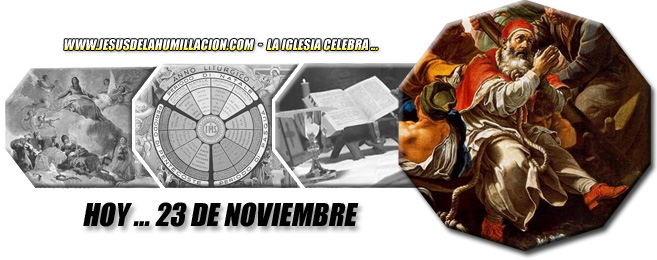 Hoy 23 de noviembre celebramos ...