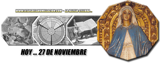 Hoy 27 de noviembre celebramos ...