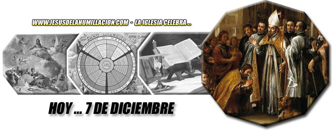 Hoy 7 de diciembre celebramos ...