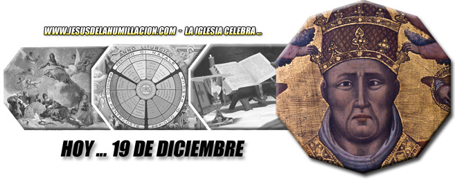 Hoy 19 de diciembre celebramos ...