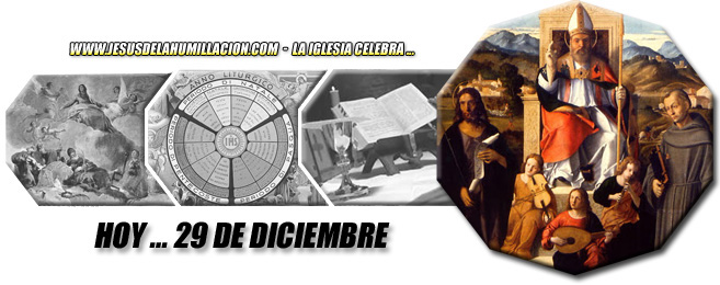 Hoy 29 de diciembre celebramos ...