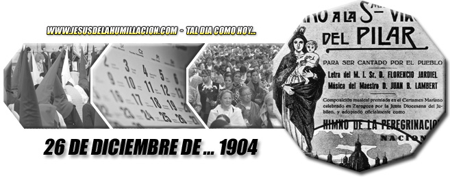 Tal d&iacute;a como hoy ... 26 de diciembre