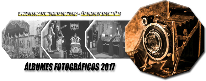 Fotografía principal: detalle del “Santo Crucifijo” de la Cofradía (fotografía de Jorge Sánchez). Fotografías secundarias: un hermano de la Cofradía “abrazando” la Cruz In Memoriam durante una de nuestras procesiones (fotografía de Jorge Sánchez); grupo de hermanos de la Cofradía posando ante nuestros Sagrados Titulares (fotografía publicada en Heraldo de Aragón); miembros de la Sección Infantil en el transcurso de una de nuestras procesiones (fotografía de Manuel Pelet).