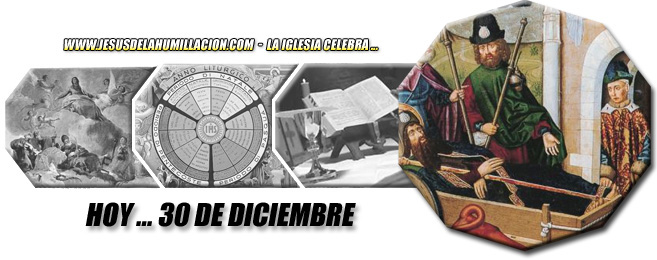 Hoy 30 de diciembre celebramos ...